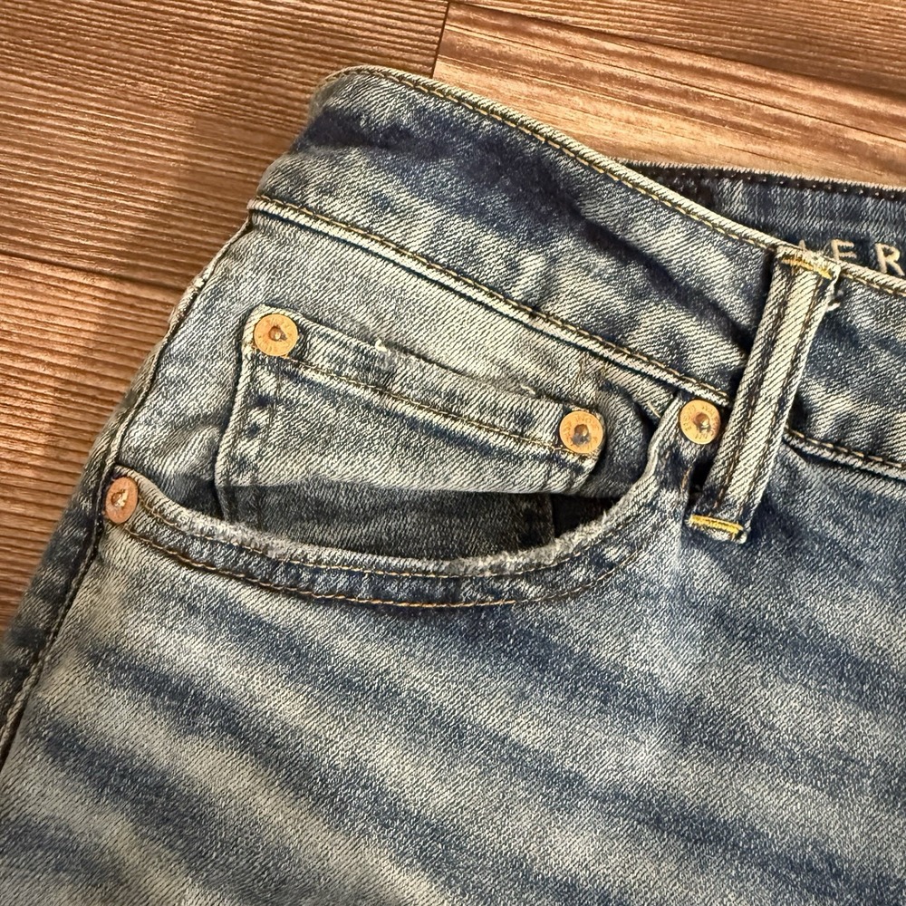 American Eagle Jeans Mens 29x32 Athletic Skinny Distressed Airflex 360 Stretch - Picture 8 of 10